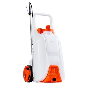 Spruzzatore Elettrico per Erbicidi da 13,1 Galloni con Pressione Regolabile 0-80 PSI, Carrello con Ruote a Batteria per Irrorazione di Giardini e Prati - Product Image 6