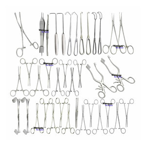 ชุดเครื่องมือผ่าตัดไทรอยด์สแตนเลสแบบใช้มือ 37 ชิ้น ชุดผ่าตัดถอดไทรอยด์ - Product Image 1