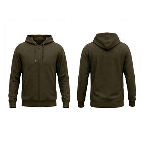 Sweat à capuche zippé pour homme et femme, tissu de qualité supérieure, collection hiver, fournisseur OEM pour vêtements de sport à capuche pour homme, femme et jeune. - Product Image 2