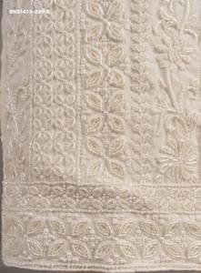 Premium Collection Chinon with <b>Beads</b> work Shervani Style Full-Sleeve Front-Slit Suit-Plain Plazzo-Latkan Dupatta Indian Exporter - Product Image 5