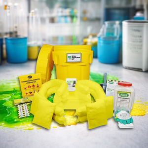 Kit de Control de Derrames Químicos de 75 Litros (20 Galones) con Tambor de Recogida Resistente para Materiales Peligrosos - Product Image 1