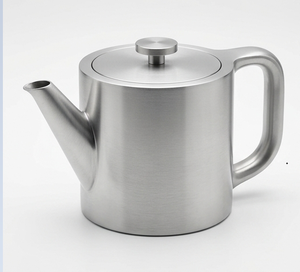 Tetera Moderna de Acero Inoxidable con Tapa, Tetera Metálica para Uso en el Hogar y la Oficina - Product Image 5