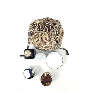 Bolsa Organizadora de Cosméticos de Yute Resistente, Bolsa de Almacenamiento de Maquillaje Natural - Product Image 5