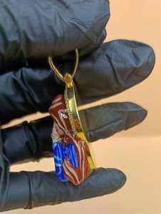 Colgante Religioso Católico de la Virgen María en Plata de Ley con Baño de Oro de 18K y Moissanita con Engaste de Garra, Amuleto Unisex Estilo Hiphop para Ceremonias - Product Image 3