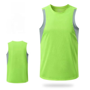 Men Tank Top Quick Dry Sport Solid Color Sleeveless Thin <b>Running</b> Workout Vests High Quality Fitness Gym <b>Singlets</b> - Product Image 1