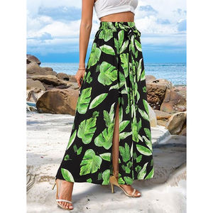 กระโปรงฮาวายยาวสำหรับผู้หญิง ผ้าฝ้ายแท้ 100% คุณภาพสูง สไตล์ใหม่สำหรับฤดูใบไม้ร่วง  งานปักแบบสั่งทำพิเศษ - Product Image 6