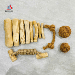Quang Minh - Palos de Madera Natural para Masticar para Perros, Sólidos, Medianos, Duraderos, Estilo Simple, Juguetes para Masticar para Mascotas en Interiores y Exteriores - Product Image 6