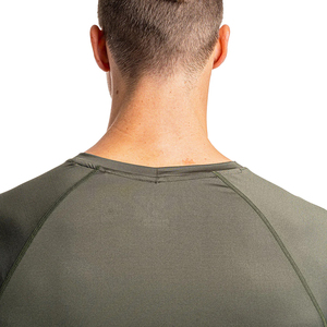 T-shirt de compression pour homme pour la salle de sport, l'entraînement, séchage rapide, vêtements de sport athlétiques, coupe ajustée, haut de performance, vêtements de course - Product Image 5