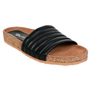 Pantuflas de Cuero para Mujer, a la Moda, Transpirables, Acolchadas, Antideslizantes, Súper Cómodas, con Plataforma, Correa Ancha y Suela Gruesa - Product Image 2