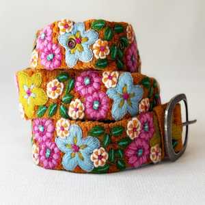 Decorative Ethnic <b>Belt</b> with Artistic Thread <b>Work</b> and Bohemian Fashion Inspired Handmade Design Affordable Price - Product Image 4