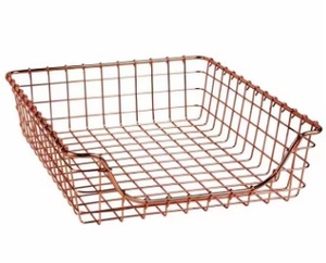 Wire Fruit <b>Basket</b> <b>Large</b> Round Storage <b>Baskets</b> for Bread Fruit Snacks Candy With Matt Powder Coating Fashion Fruit Bowl Decorate - Product Image 4