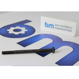 สลักเกลียวหกเหลี่ยมเหล็กกล้าคาร์บอนพรีเมียม แต่ความแข็งแรงสูง เกรด 8.8 สกรูหัวหกเหลี่ยม ทนทาน เคลือบออกไซด์สีดำ อุปกรณ์ยึดติดอุตสาหกรรม - Product Image 6