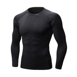 <b>Men's</b> Full Sleeve Rash Guard Set Digital Print Design <b>Compression</b> Quick Dry Breathable Spandex/Polyester Sports - Product Image 1