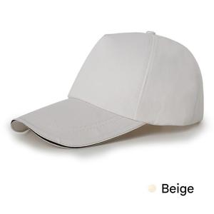 Gorra de Béisbol Negra para Hombre, Estilo Hip Hop, 6 Paneles, Ajustable, con Serigrafía y Bordado, Tela de Malla de Algodón, Diseño Sólido, para Uso en Exteriores - Product Image 1