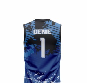 Uniforme de Fútbol 7v7 de Poliéster Transpirable con Números y Logotipo del Equipo Impresos, Sin Mangas, Correa Ajustable, Compresión de Alta Calidad, OEM - Product Image 2