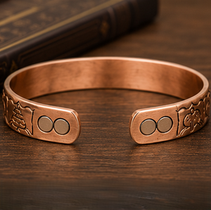 Pure Copper Ashtamangala <b>Engraved</b> Solid Round <b>Bangle</b> Bracelet Luxury Metal Jewelry Exquisite Craftsmanship - Product Image 5