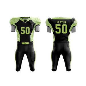 Uniforme de football américain sur mesure pour adultes, réversible, imprimé par sublimation, vêtements de sport en mesh, ensemble pantalon et manches courtes - Product Image 4