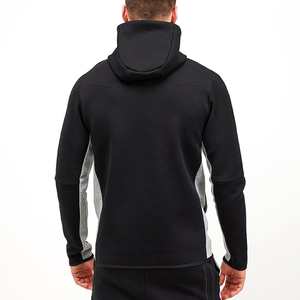 Ensemble de survêtement pour homme, deux pièces, veste à manches longues, pantalon de survêtement à taille élastique, vêtements de sport confortables pour l'entraînement en plein air - Product Image 3