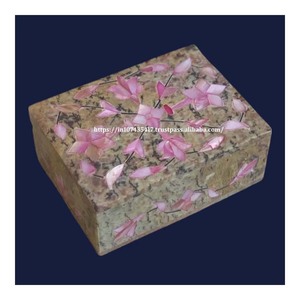 Beautiful Exclusive New Modern Collection Design Soapstone Carving <b>Box</b> With Natural Color Handmade Product For Jewelry Storage - Product Image 5