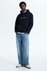 Sudadera con Capucha Oversize de Moda, Sudadera con Capucha Personalizada con Logotipo Estampado, Sudadera de Algodón y Felpa, Sudadera Urbana - Product Image 3