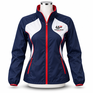 เสื้อแจ็คเก็ตกันลมสำหรับผู้หญิงที่ทนทาน พร้อมตะเข็บเสริมความแข็งแรง ซิปปิดแน่นหนา และกระเป๋าใช้งานได้จริงสำหรับการสวมใส่ในชีวิตประจำวัน - Product Image 1