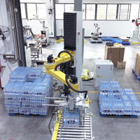 Robot palettiseur électrique automatique pour l'emballage des boissons, machine d'empilage avec manutention de cartons, caisses et sacs