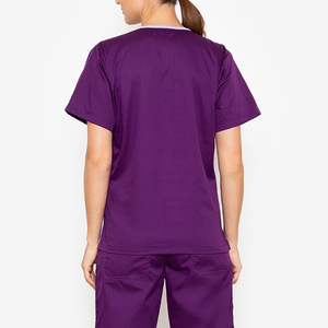 Hot Sale Doctor Uniforms Medical Nursing <b>Scrubs</b> Uniform <b>Scrub</b> Sets Short Sleeve Tops & Pants Women <b>Nurse</b> Uniform OEM Service - Product Image 6