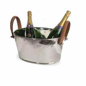 Silver Shiny Polished Large Party Wine <b>Buckets</b> Bar Table Decoration Wine <b>Buckets</b> and <b>Ice</b> <b>Bucket</b> at Cheap Price Wine Holder - Product Image 4