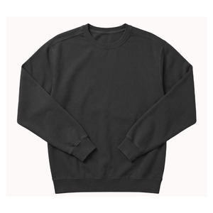 High Quality Custom Logo Garment Dyed Sweatshirt Heavyweight 100% Cotton French Terry Vintage <b>Washed</b> Unisex Crewneck Pullover - Product Image 1