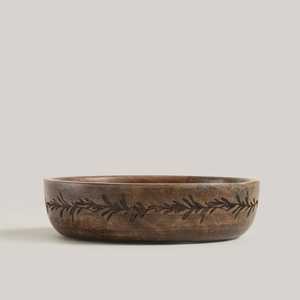 Tazón para Servir de Madera de Mango Hecho a Mano – Decoración Rústica para Cocina, Fabricante de la India - Product Image 4