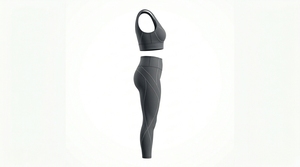 Conjunto de Yoga Reversible para Mujer, Talla Grande, Transpirable, de Dos Piezas, Ropa Deportiva para Gimnasio, Secado Rápido - Product Image 4