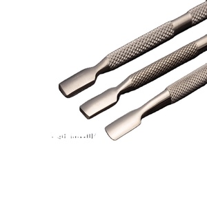 Kit de repousse-cuticules pour ongles en acier inoxydable, Mini perceuses à cuticules, carrées, d'extérieur, pour Logo personnalisé, en couleur argent, Rose, or - Product Image 1