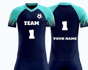 Tenues de football personnalisées pour enfants, ensembles de football pour garçons, vêtements d'entraînement pour équipes de jeunes, ensemble d'entraînement imprimé par transfert thermique - Product Image 2