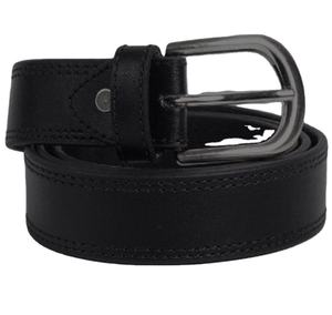 Cinturón de Cuero Vacuno Genuino de Lujo, Transpirable, con Hebilla Cuadrada de Aleación para Hombre, Estilo Casual, Venta Caliente en Pakistán, Logotipo Personalizado, Nueva Moda - Product Image 5