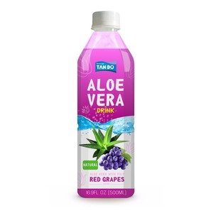 Jugo Tan Do de Aloe Vera 500ml, Bajo en Grasa, 100% Puro, con Sabor a Piña, Fruta de la Pasión, Mango y Coco, 10 Brix, Agitar Bien, 24 Unidades - Product Image 1