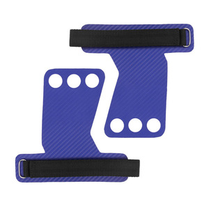 Protège-mains en cuir de vachette pour la gymnastique professionnelle et l'haltérophilie, avec coussinets de soutien pour les poignets et poignées de protection - Product Image 4