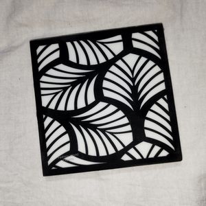 Posavasos de resina de lujo para bebidas, diseños ornamentales cortados con láser de precisión para mesas de centro, comedor y accesorios de Bar - Product Image 2