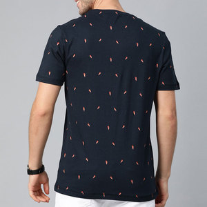 T-shirt pour homme personnalisé respirant de qualité supérieure, style streetwear, 100% coton, vente en gros - Product Image 3