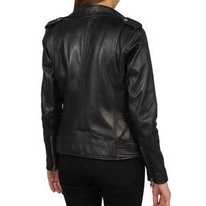 Veste de costume pour femme à manches longues, en similicuir, à franges, courte, pour l'automne, veste double couche - Product Image 3