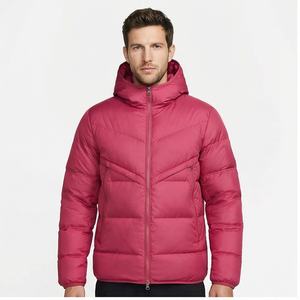 Chaqueta acolchada informal de invierno para hombre, diseño personalizado con cuello alto, cierre de cremallera de burbuja, proceso de revestimiento largo - Product Image 1