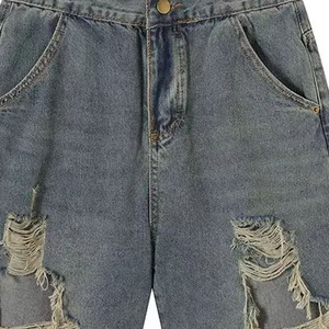 Shorts en jean premium délavés, style décontracté, fabricant OEM ODM, usine, vente en gros, fournisseur exportateur - Product Image 6