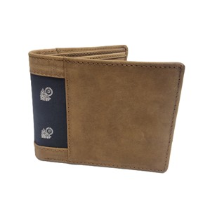 Crazy Horse Genuine Cow Leather <b>Wallets</b> Team Hotel Logo Crests Polyester Lining Vintage RFID Custom Box German Purse <b>UK</b> European - Product Image 4