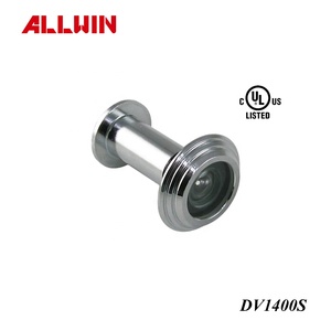 Visor de puerta de latón ignífugo aprobado por UL de diseño moderno con mirilla - Product Image 2