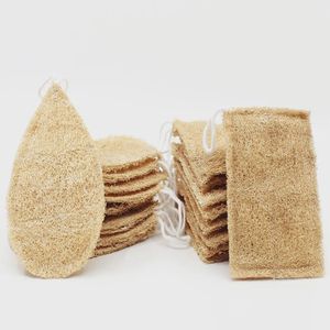 Éponge rectangulaire naturelle pour le nettoyage de la vaisselle, tampons en luffa biodégradables pour la cuisine - Product Image 5
