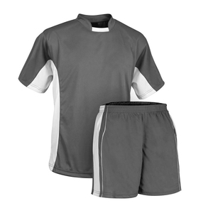 Custom Breathable Green & <b>White</b> Team Training Kit Short Sleeve Sport Jersey and Shorts <b>2</b> <b>Piece</b> <b>Set</b> - Personalized Team Uniform - Product Image 6