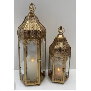 Objet décoratif pour la maison et le restaurant, porte-bougie en métal rustique, lanterne artisanale de qualité supérieure, design original - Product Image 6