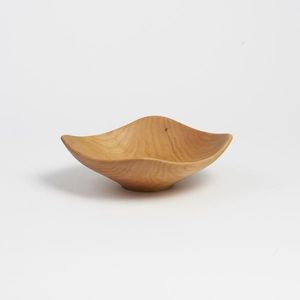 <b>Rustic</b> <b>Farmhouse</b> Style Wooden Bowl For <b>Dining</b> <b>Table</b> Serving Snacks Fruits Salad Decorative Centerpiece Home - Product Image 5