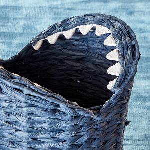 ตะกร้าผักตบชวาสานรูปทรงฉลาม ตะกร้าเก็บของทำมือ ขายส่ง เป็นมิตรกับสิ่งแวดล้อม ผลิตในเวียดนาม - Product Image 6