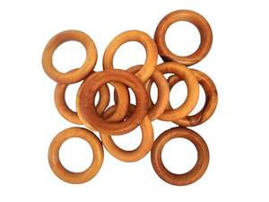 40mm Nature Color Smooth Beechwood Engraving Wall Hanging Reusable DIY Accessories Polished <b>Wood</b> Circles Chinese New Year - Product Image 3