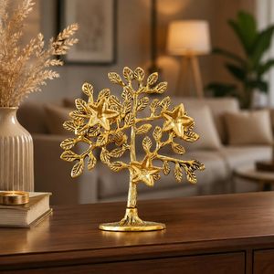 Estatua Decorativa de Metal con Acabado Antiguo del Árbol de la Vida, Vastu Feng Shui, Regalo de Buena Suerte, Decoración para Mesa de Oficina u Hogar - Product Image 6